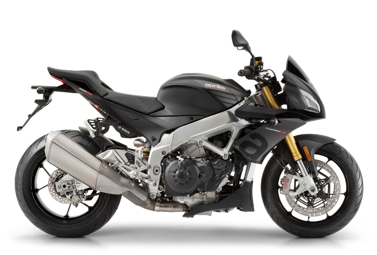 Aprilia Tuono V4 1100 Factory: le sospensioni diventano semiattive